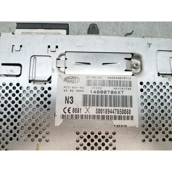 Sistema Audio / Radio Cd para Lancia Phedra (179_)