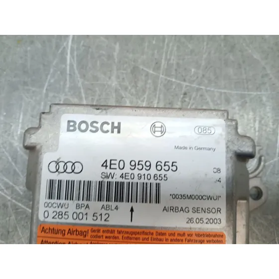 Centralita Airbag para Audi A8 (4E2)