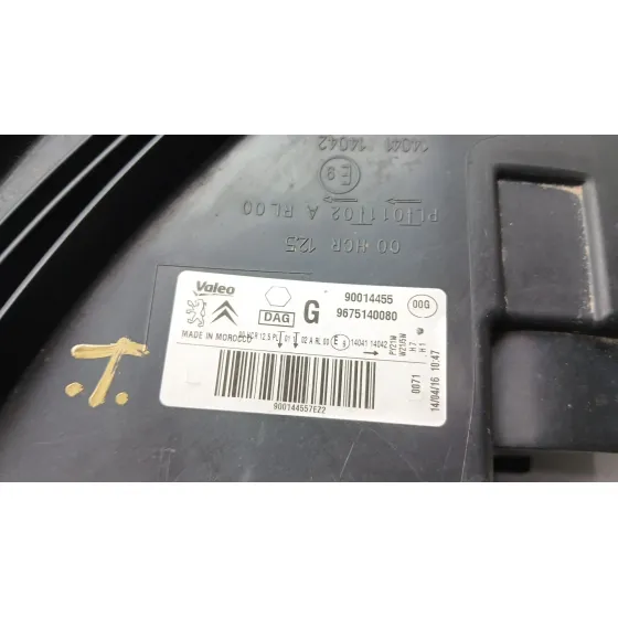 Faro Izquierdo para Citroën C-Elysee (Dd_)