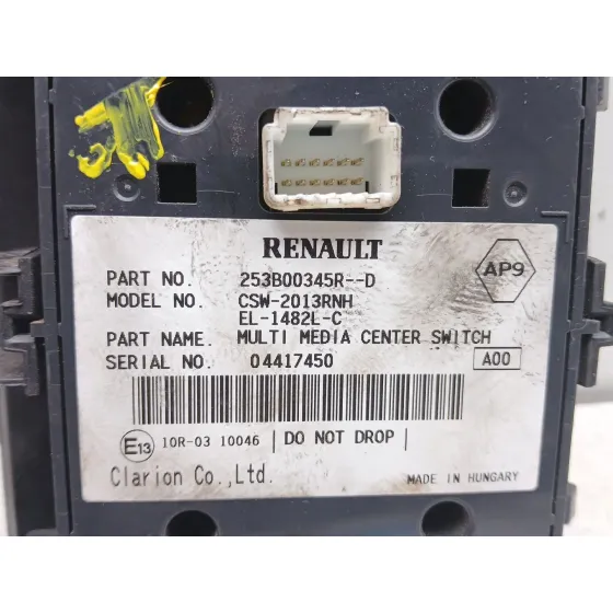 Mando Multifuncion para Renault Megane Iii Berlina 5 P