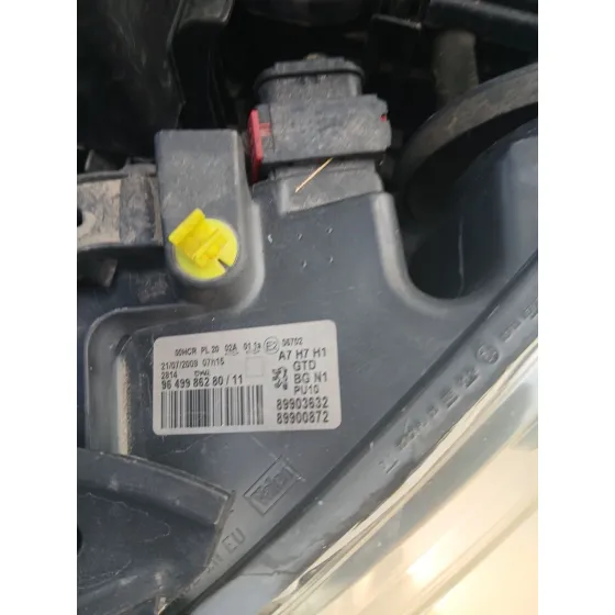 Faro Izquierdo para Peugeot 207/207+ (Wa_, Wc_)
