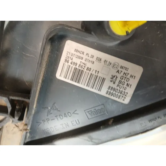 Faro Izquierdo para Peugeot 207/207+ (Wa_, Wc_)