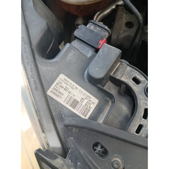 Faro Derecho para Peugeot 207/207+ (Wa_, Wc_)