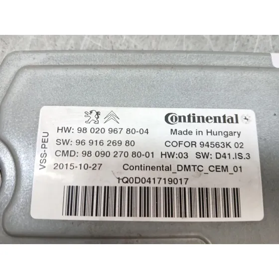 Modulo Electronico para Citroën C4 Grand Picasso Ii (Da_, De_)