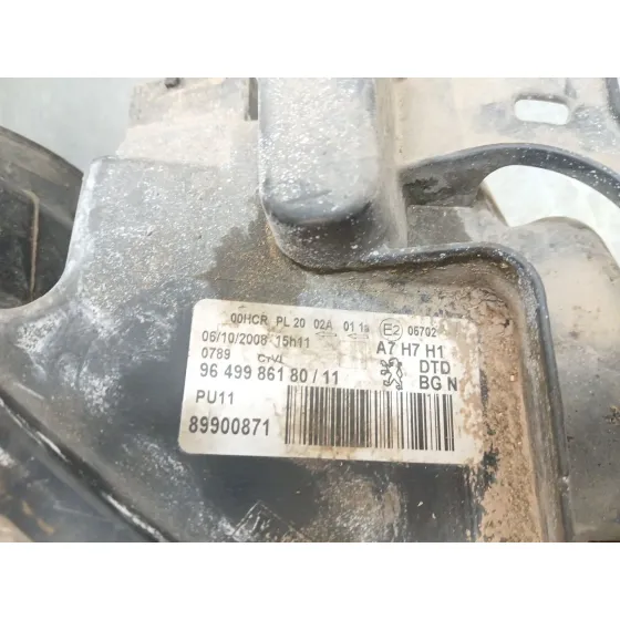 Faro Derecho para Peugeot 207/207+ (Wa_, Wc_)