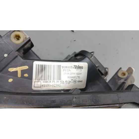 Faro Izquierdo para Toyota Corolla (_E12_)