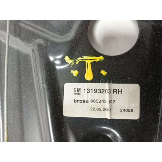 Elevalunas Trasero Derecho para Opel Astra H Twintop (A04)