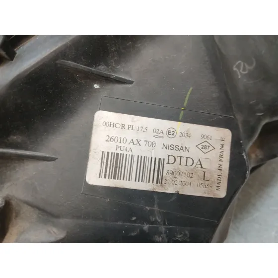 Faro Derecho para Nissan Micra Iii (K12)