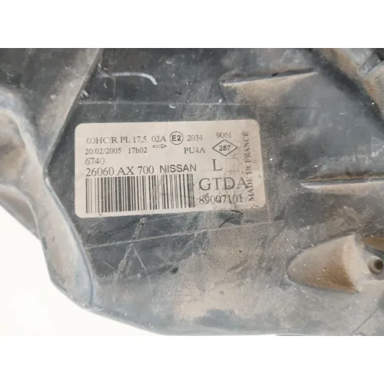 Faro Izquierdo para Nissan Micra Iii (K12)