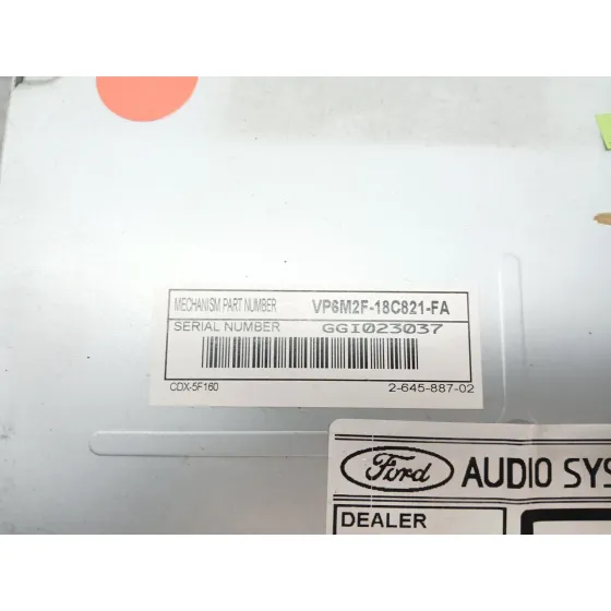 Sistema Audio / Radio Cd para Ford Mondeo Iv (Ba7)
