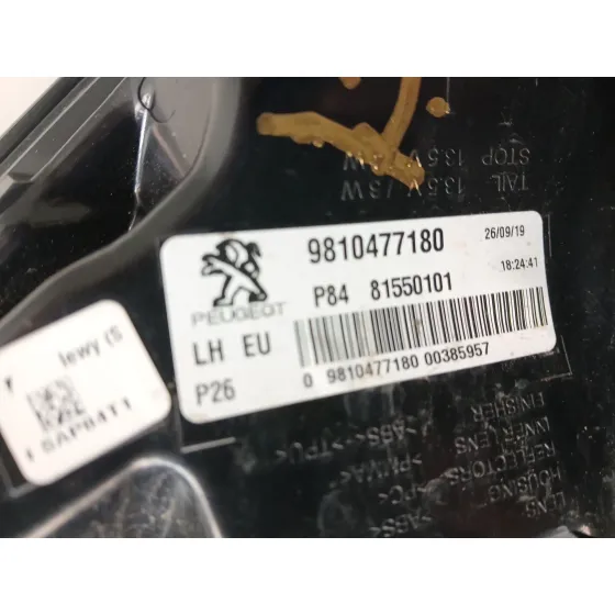 Piloto Trasero Izquierdo para Peugeot 3008 Ii Suv (Mc_, Mr_, Mj_, M4_)