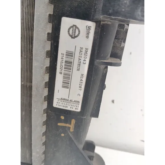 Radiador Agua para Nissan Qashqai I (J10, Nj10)