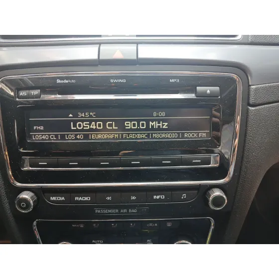 Sistema Audio / Radio Cd para Skoda Superb Ii (3T4)