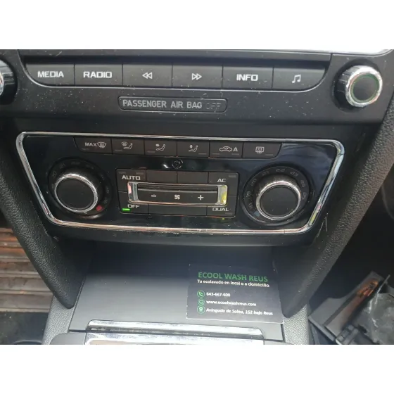 Mando Climatizador para Skoda Superb Ii (3T4)