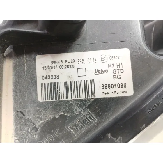 Faro Izquierdo para Peugeot 207/207+ (Wa_, Wc_)