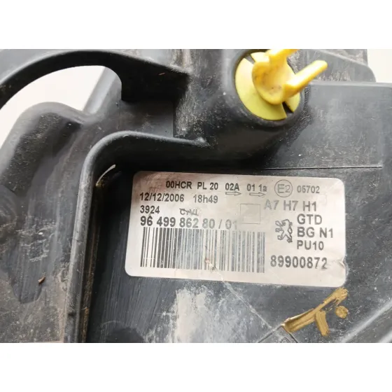 Faro Izquierdo para Peugeot 207/207+ (Wa_, Wc_)