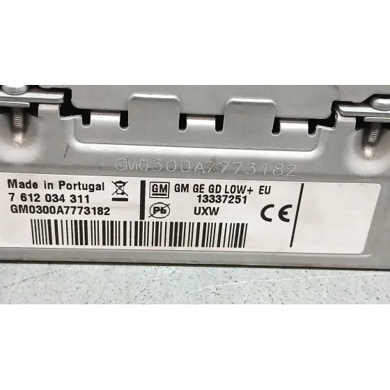 Sistema Audio / Radio Cd para Chevrolet Cruze (J300)