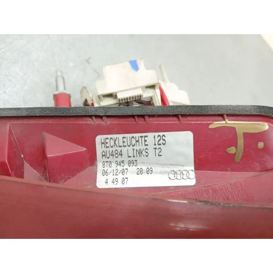 Piloto Trasero Izquierdo Interior para Audi A5 (8T3)