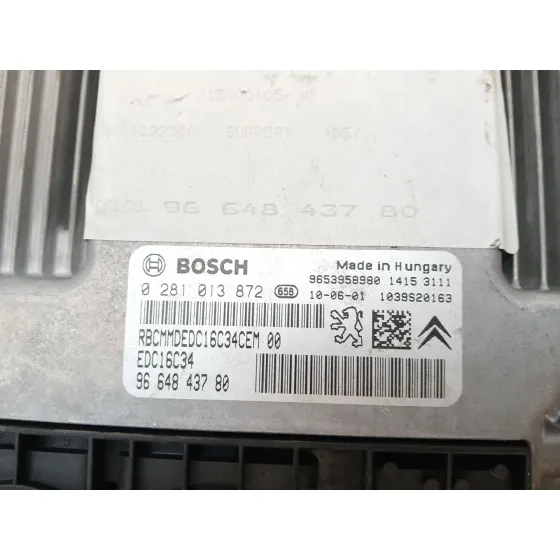 Centralita Motor Uce para Citroën C4 Coupe (La_)