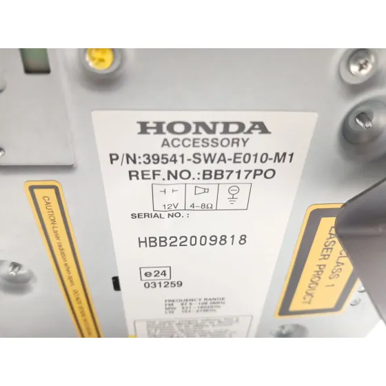 Sistema Audio / Radio Cd para Honda Cr-V Iii (Re_)