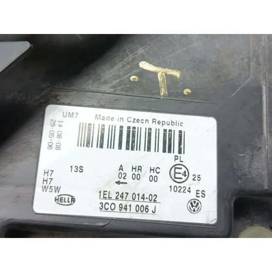 Faro Derecho para Volkswagen Passat B6 (3C2)