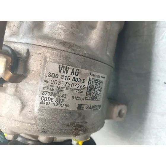 Compresor Aire Acondicionado para Skoda Fabia Iii Station Wagon (Nj5)