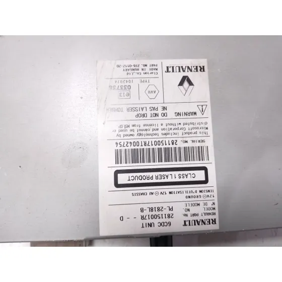 Sistema Audio / Radio Cd para Renault Laguna Iii (Bt0/1)