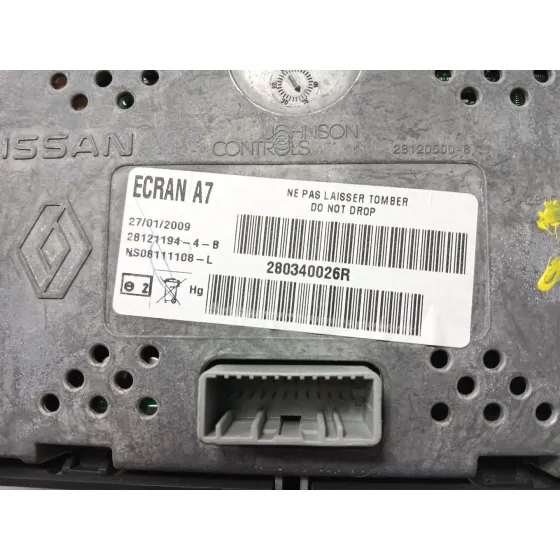 Pantalla Multifuncion para Renault Laguna Iii (Bt0/1)