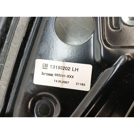 Elevalunas Trasero Izquierdo para Opel Astra H Twintop (A04)