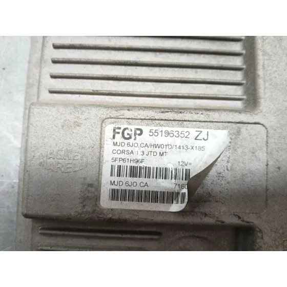 Centralita Motor Uce para Opel Corsa C (X01)
