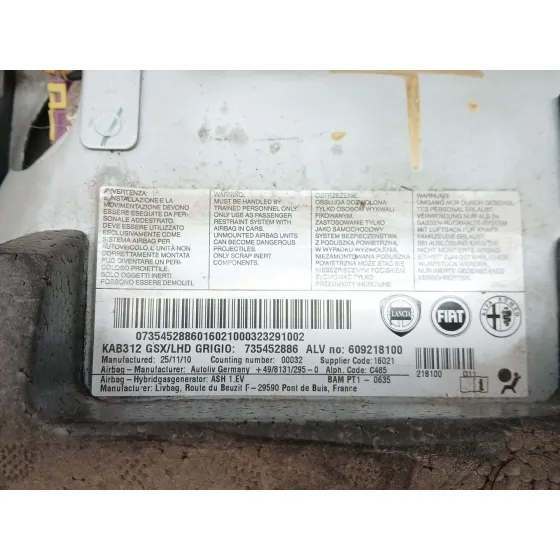 Airbag Lateral Delantero Izquierdo para Fiat 500 (312_)