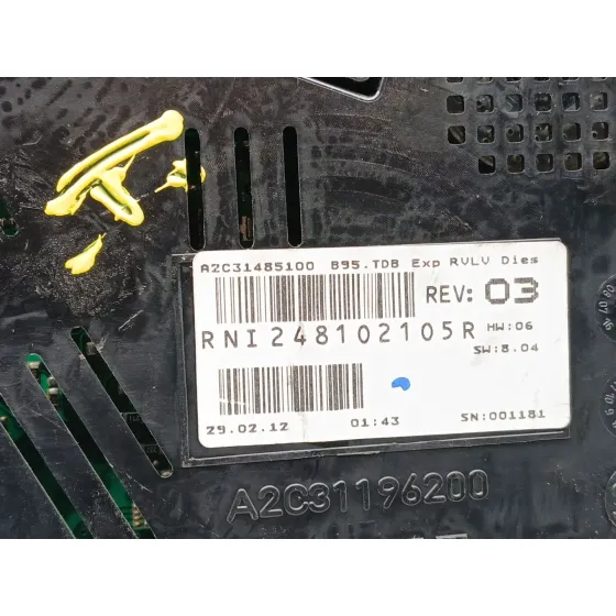 Cuadro Instrumentos para Renault Megane Iii Hatchback (Bz0/1_, B3_)