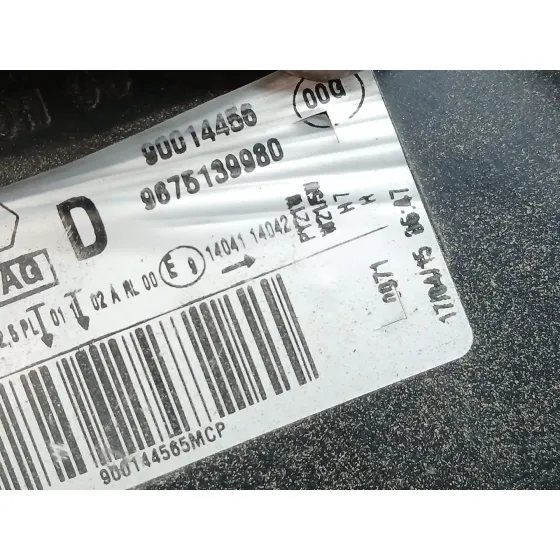 Faro Derecho para Citroën C-Elysee (Dd_)