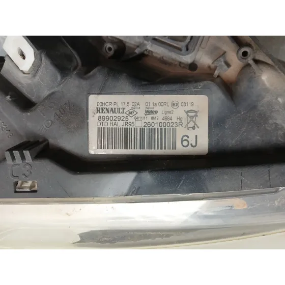 Faro Derecho para Renault Grand Scenic Iii (Jz0/1_)