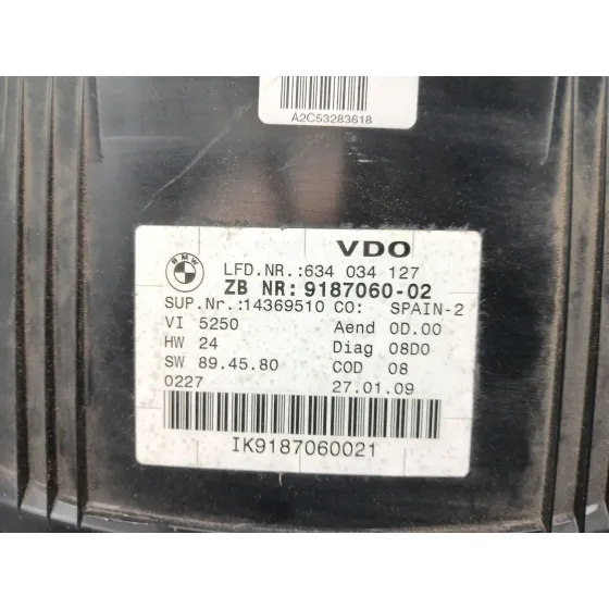 Cuadro Instrumentos para Bmw Serie 3 Coupe (E92)