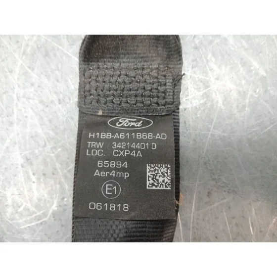 Cinturon Seguridad Trasero Izquierdo para Ford Fiesta Vii (Hj, Hf)