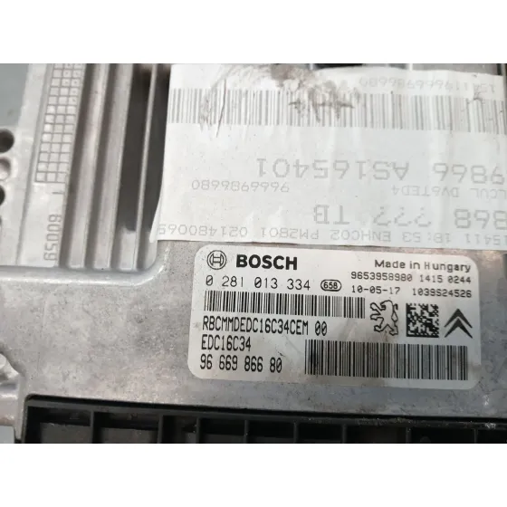 Centralita Motor Uce para Peugeot 3008