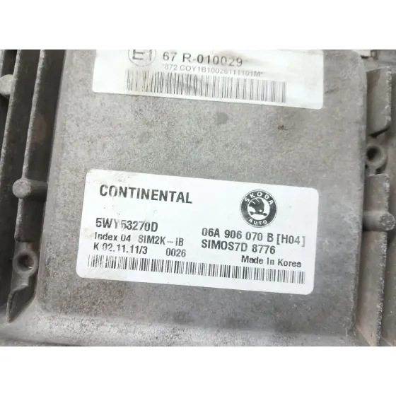 Centralita Motor Uce para Skoda Octavia Berlina (1Z3)