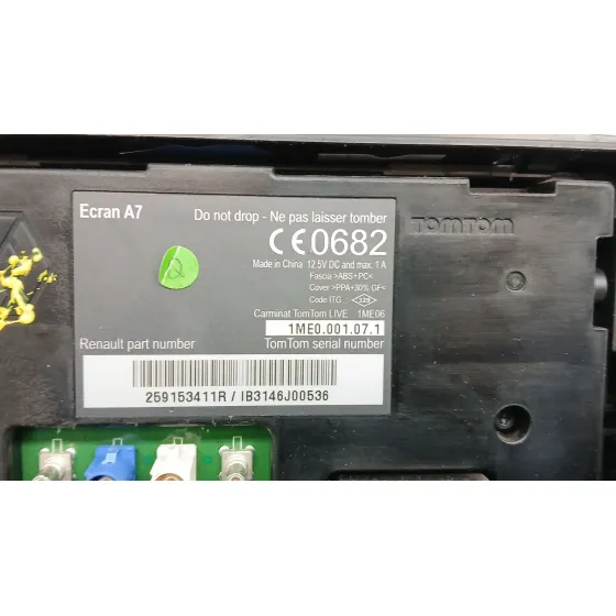 Pantalla Multifuncion para Renault Megane Iii Grandtour (Kz0/1)