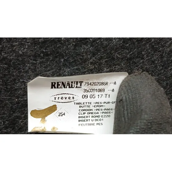 Bandeja Trasera para Renault Megane Iv Berlina 5P