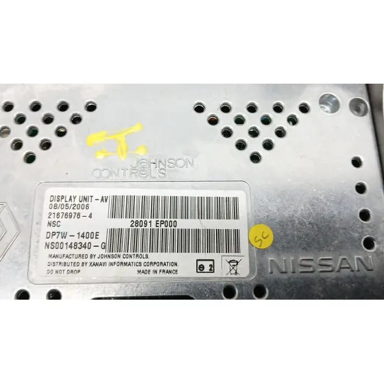 Pantalla Multifuncion para Nissan Pathfinder Iii (R51)