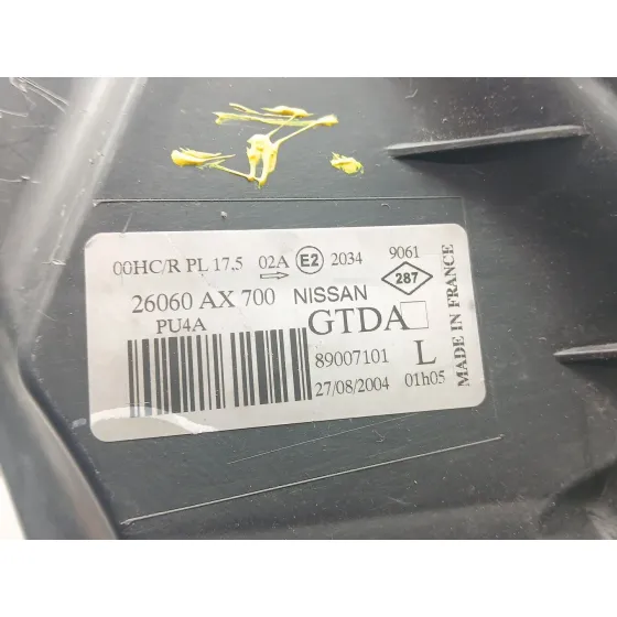 Faro Izquierdo para Nissan Micra Iii (K12)
