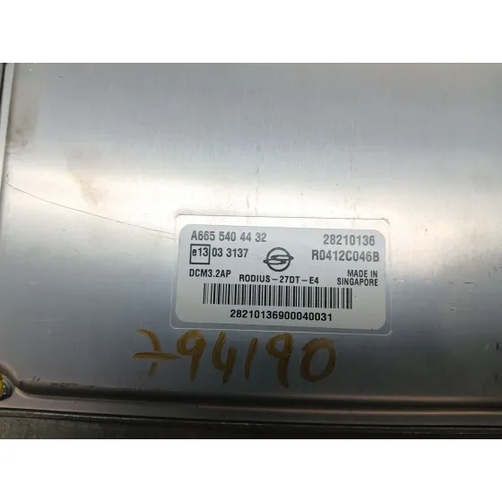 Centralita Motor Uce para Ssangyong Rodius I
