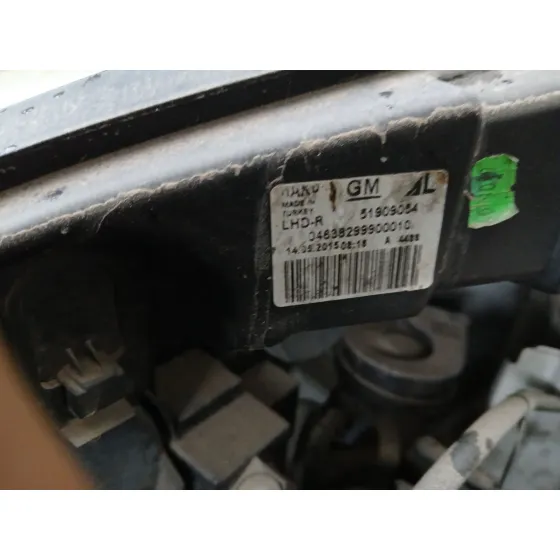 Faro Derecho para Opel Combo Furgoneta/Monovolumen (X12)