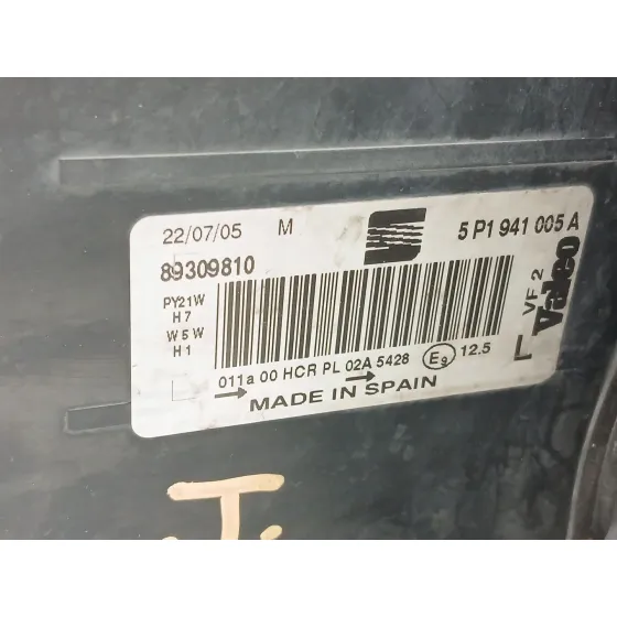 Faro Izquierdo para Seat Toledo Iii (5P2)