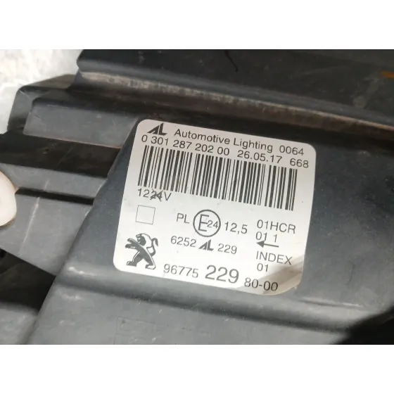 Faro Derecho para Peugeot 308 Ii (Lb_, Lp_, Lw_, Lh_, L3_)