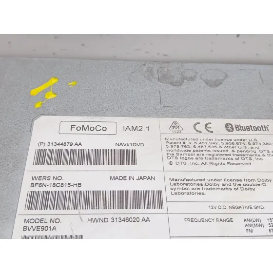 Sistema Audio / Radio Cd para Volvo V60 Kombi