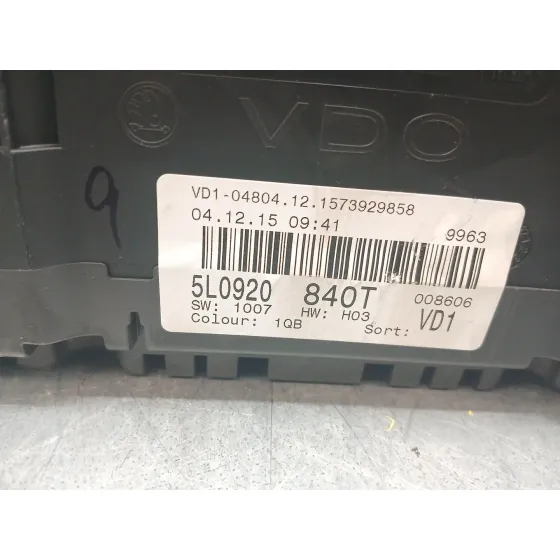 Cuadro Instrumentos para Skoda Yeti (5L)