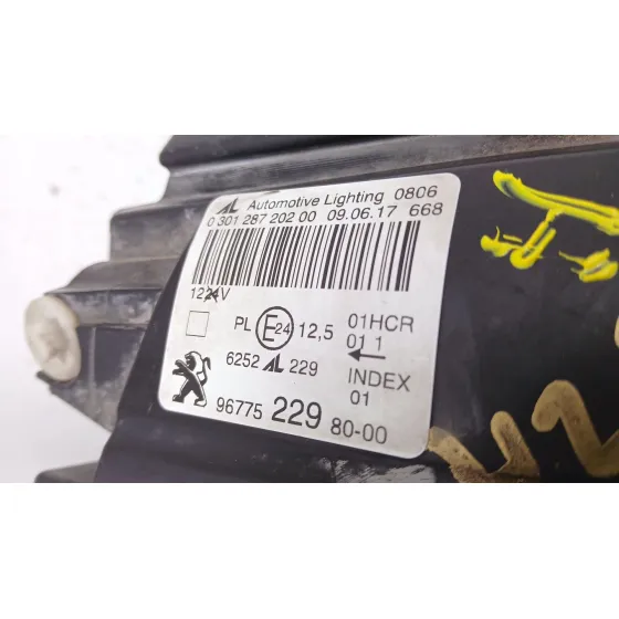 Faro Derecho para Peugeot 308 Ii (Lb_, Lp_, Lw_, Lh_, L3_)