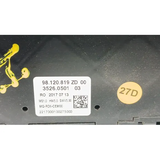 Sistema Audio / Radio Cd para Citroën Jumpy Iii Furgoneta (V_)
